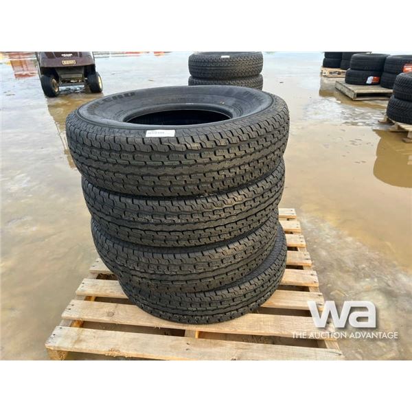 (4) HABILEAD ST235/85R16 TRAILER TIRES