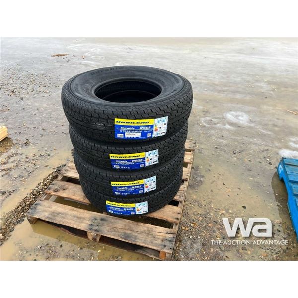 (4) HABILEAD ST235/80R16 TRAILER TIRES