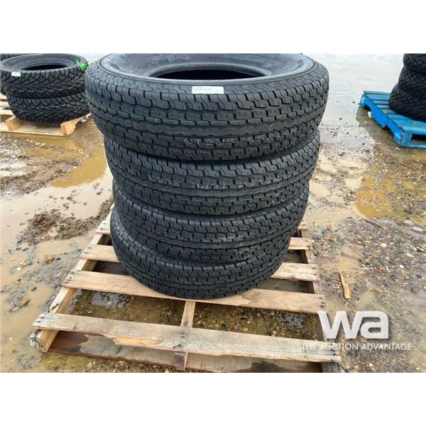 (4) HABILEAD ST235/85R16 TRAILER TIRES
