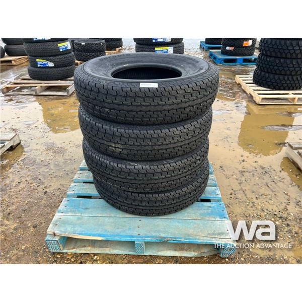 (4) HABILEAD ST235/85R16 TRAILER TIRES