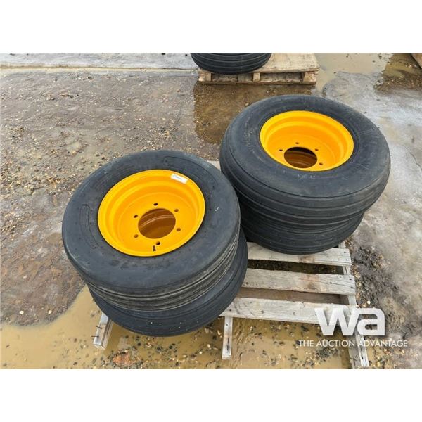 (4) 11L-15 IMPLEMENT TIRES & RIMS