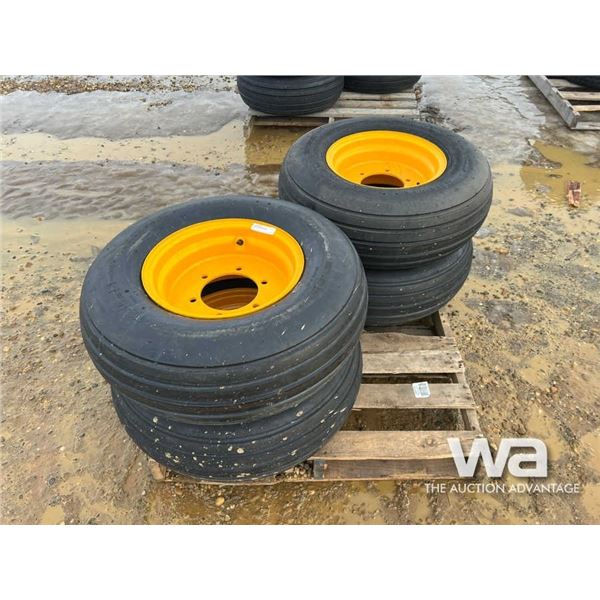 (4) 11L-15 IMPLEMENT TIRES & RIMS