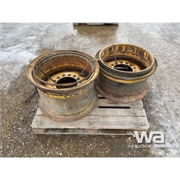 (2) GRADER 17.5R25 RIMS