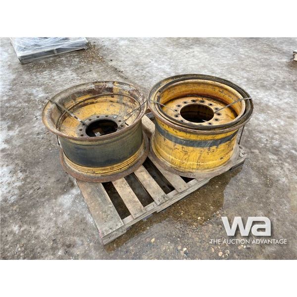 (2) GRADER 17.5R25 RIMS