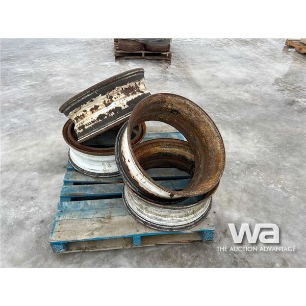 (4) DAYTON 24.5 TRUCK RIMS