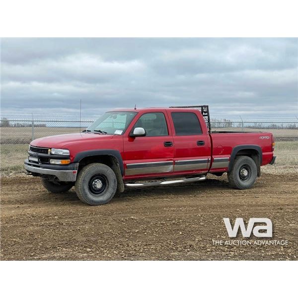 2002 CHEVROLET SILVERADO CREW CAB PICKUP