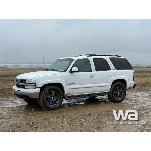 2002 CHEVROLET TAHOE 4 DOOR SUV
