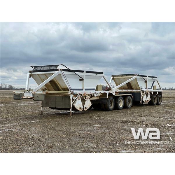 2006 CASTLETON SUPER B-TRAIN BOTTOM DUMP TRAILER