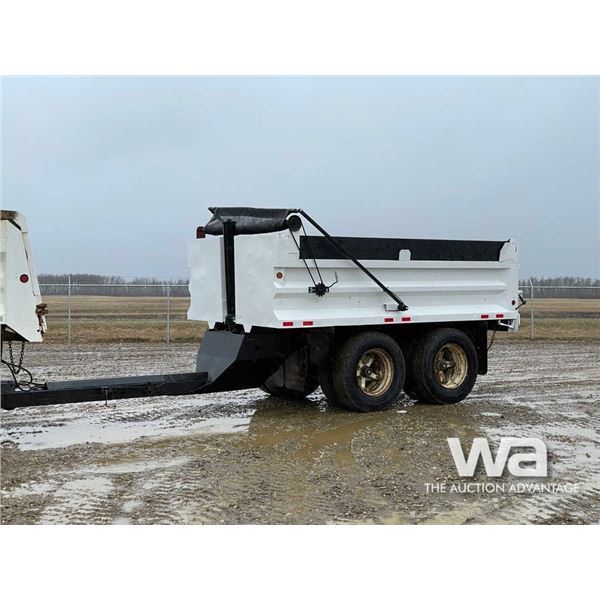 1983 TRAIL MOBILE 14 FT. T/A DUMP TRAILER