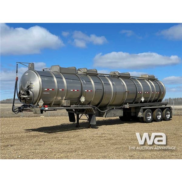 2014 POLAR STAINLESS TRIDEM TANK TRAILER