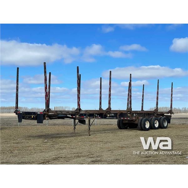 2013 SUPERIOR 51 FT. TRIDEM HAYRACK LOG TRAILER