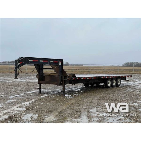 2007 TARNEL 5TH WHEEL TRIDEM FLATDECK TRAILER