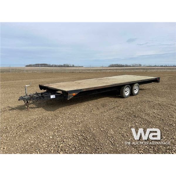 2012 CUSTOM 21 FT. T/A FLAT DECK TRAILER