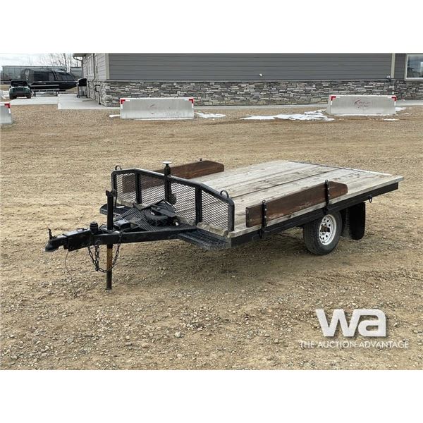 2013 UBUILT 12 FT. S/A UTILITY TRAILER