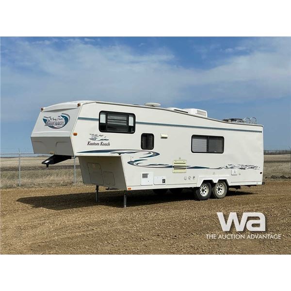 1999 KUSTOM KOACH 5TH WHEEL TRAVEL TRAILER