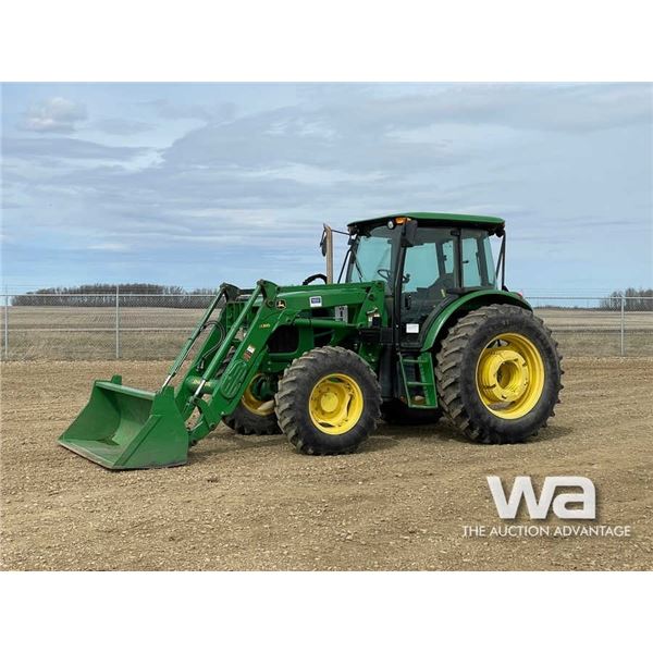 2012 JOHN DEERE 6115D MFWD TRACTOR