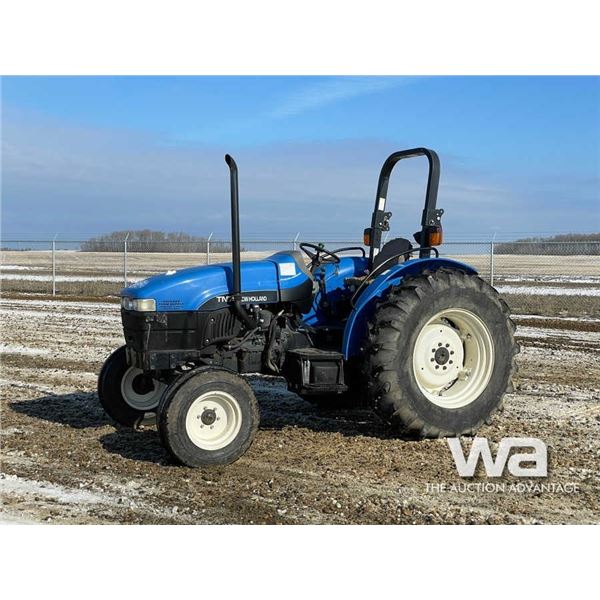 2002 NEW HOLLAND TN70 2WD UTILITY TRACTOR