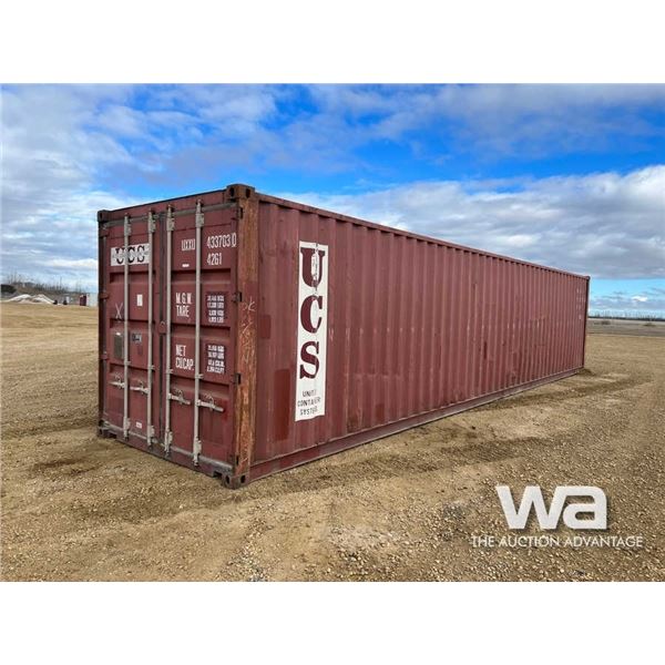1999 8.6 X 40 FT. SHIPPING CONTAINER