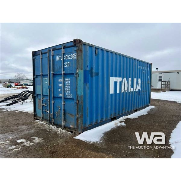 2007 8.6 X 20 FT. SHIPPING CONTAINER