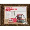 Image 1 : (UNUSED) 110V FUEL TRANSFER PUMP W/METER