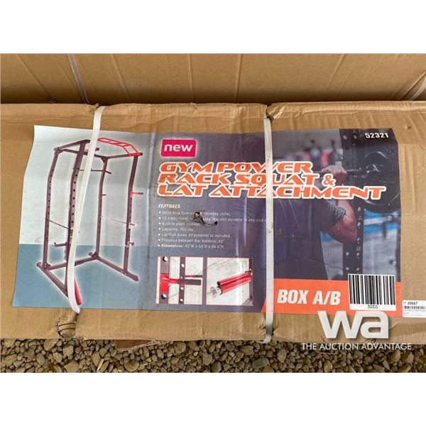 (UNUSED) GYM POWER SQUAT RACK