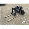 Image 1 : SKID STEER HYD. 60 IN. MAT GRAPPLE PALLET FORKS