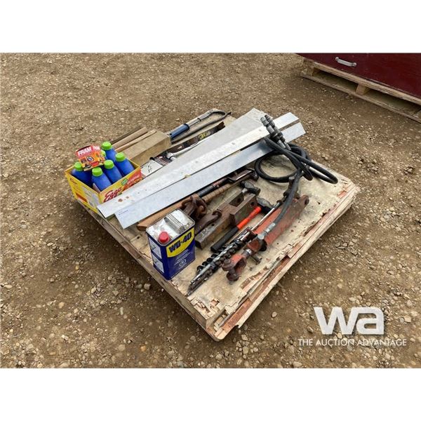 HYD. RAM, HAMMERS, OIL JUGS, BELT STAPLES, HITCH