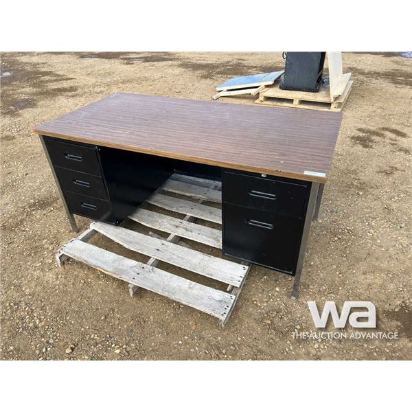 3 X 5 FT. METAL DESK