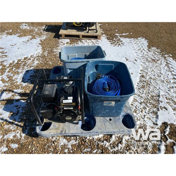 2" WATER HOSE & 2" WATER PUMP