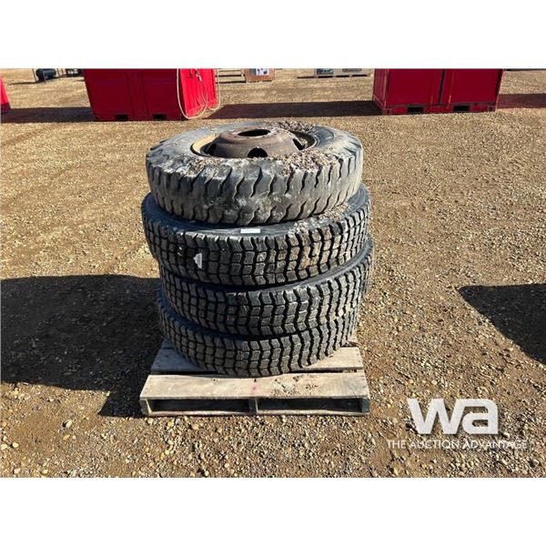 (3) GOODYEAR 11R24.5 TRUCK TIRES