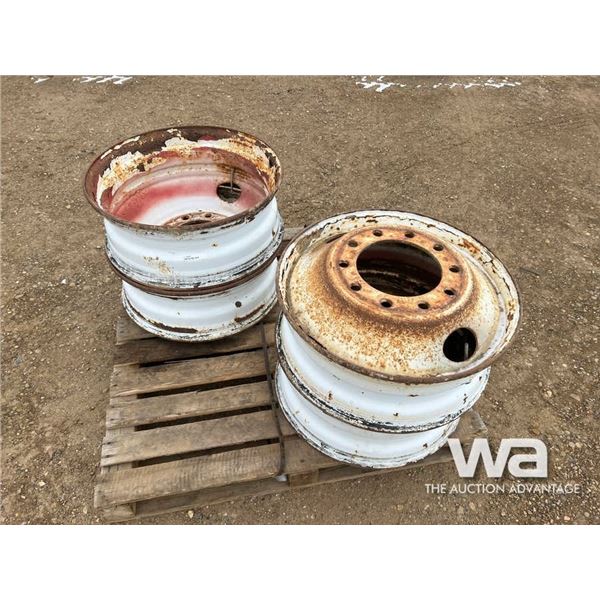 (4) 24.5" STEEL RIMS