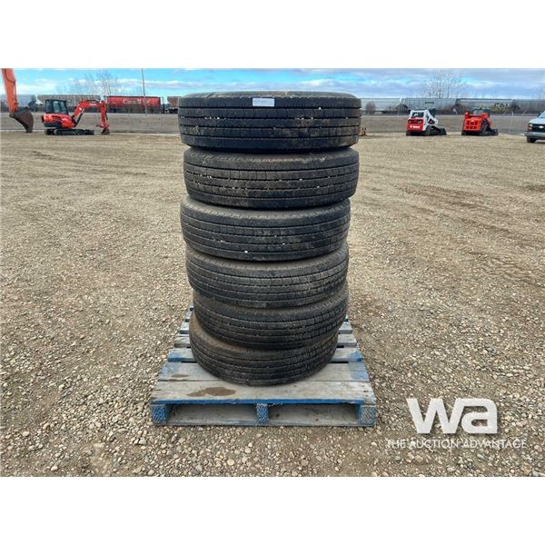 (6) IRONMAN 225/70 R19.5 TRUCK TIRES