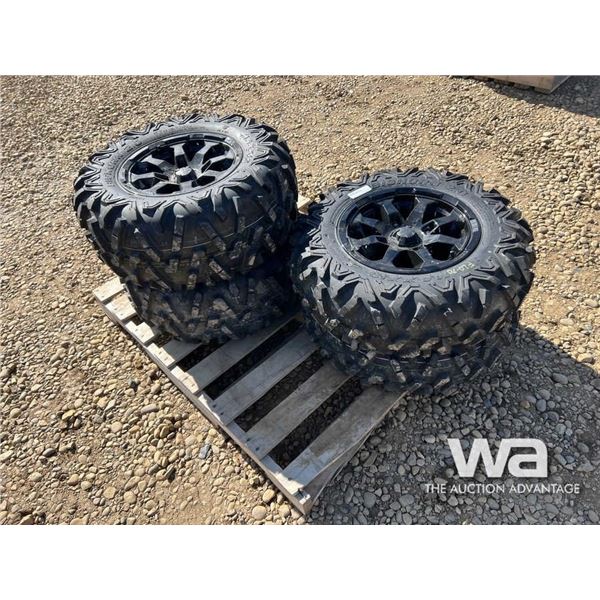 (4) BIGHORN 2.0 ATV TIRES & RIMS