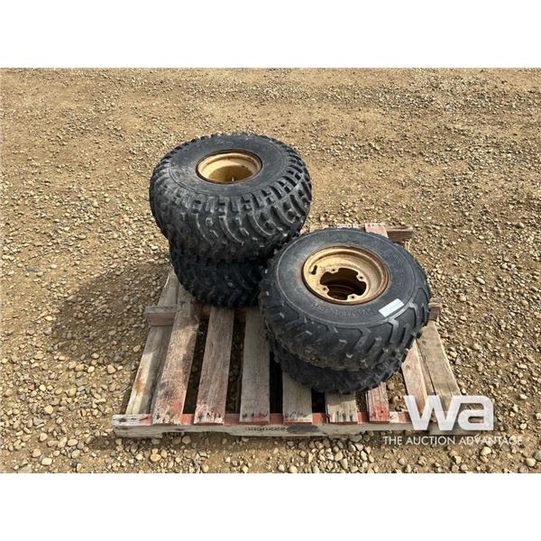 (4) ATV TIRES & RIMS