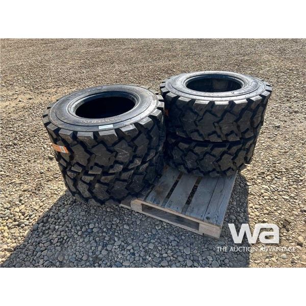 (4) BOSSMAN 12-16.5 NHS SKID STEER TIRES