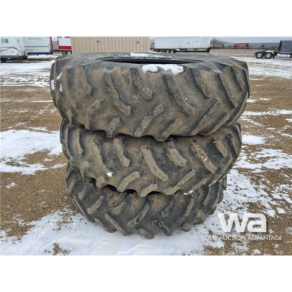 (3) GOODYEAR 20.8-38 TRACTOR TIRES