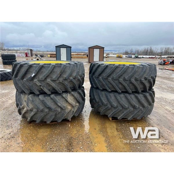 (4) TRELLEBORG 650/65R38 SPRAYER FLOATER TIRES