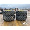 Image 1 : (4) TRELLEBORG 650/65R38 SPRAYER FLOATER TIRES