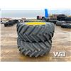 Image 4 : (4) TRELLEBORG 650/65R38 SPRAYER FLOATER TIRES