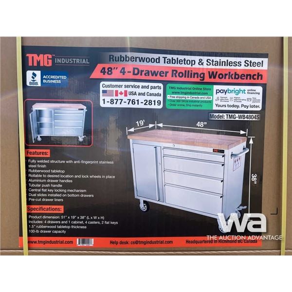 2022 TMG WB4804S 4 DRAWER TOOL CHEST