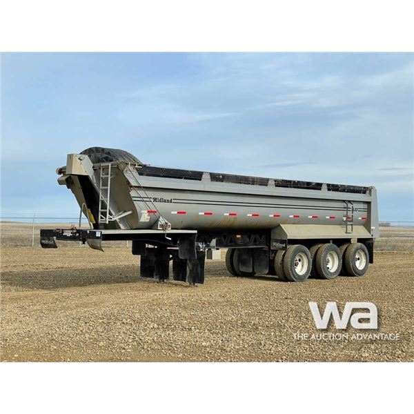 2016 MIDLAND MG35SLX3 TRIDEM END DUMP TRAILER