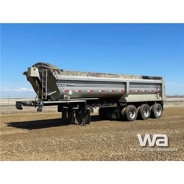2014 MIDLAND MG35SL3000 TRIDEM END DUMP TRAILER
