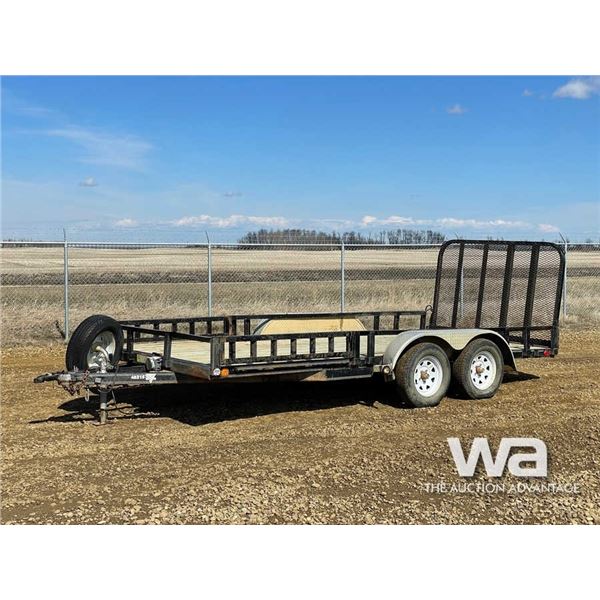 2014 PJ 16 FT. T/A FLATDECK TRAILER