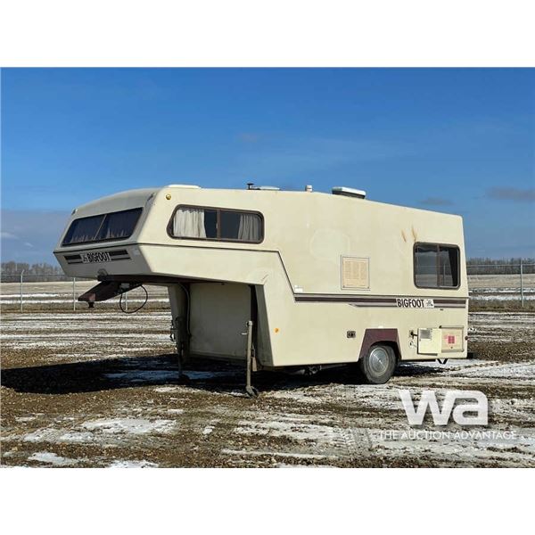 1974 BIG FOOT 20 FT. 5TH WHEEL TRAVEL TRAILER
