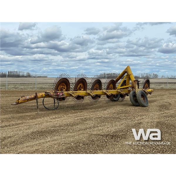 6 WHEEL ROOT RAKE