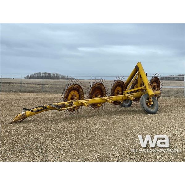 DIKA 5 WHEEL ROOT RAKE