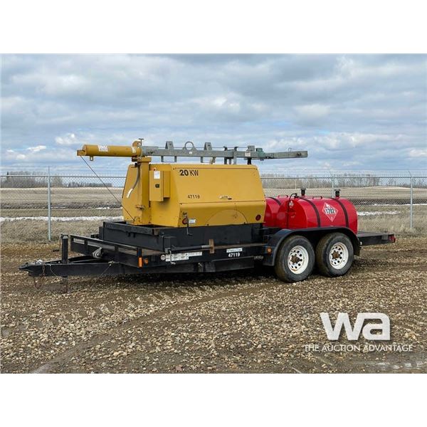 2012 TEREX AL5 20KW GENERATOR/LIGHT TOWER