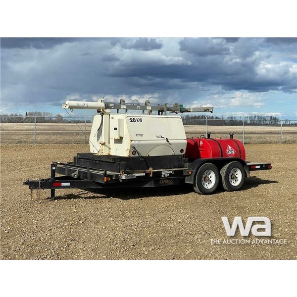 2012 TEREX AL-5000 20 KW GENERATOR/LIGHT TOWER