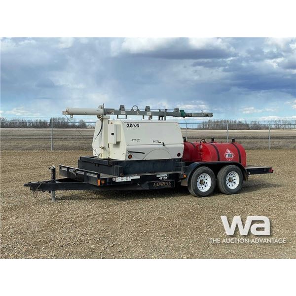 2012 TEREX AL-5000 20 KW GENERATOR/LIGHT TOWER