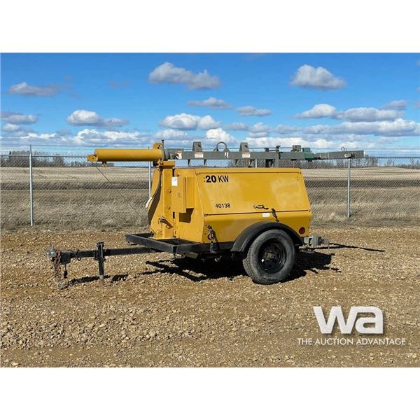 2008 TEREX - AMIDA AL-5000 20KW GENERATOR/LIGHT TO